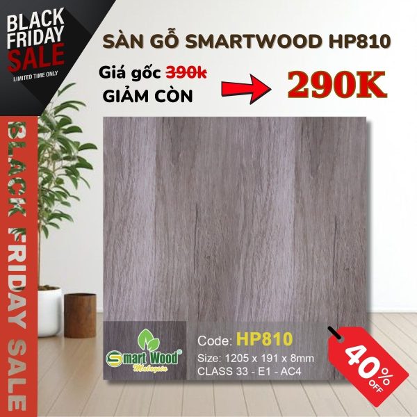 Sàn Gỗ Smartwood HP810 Khuyến Mãi