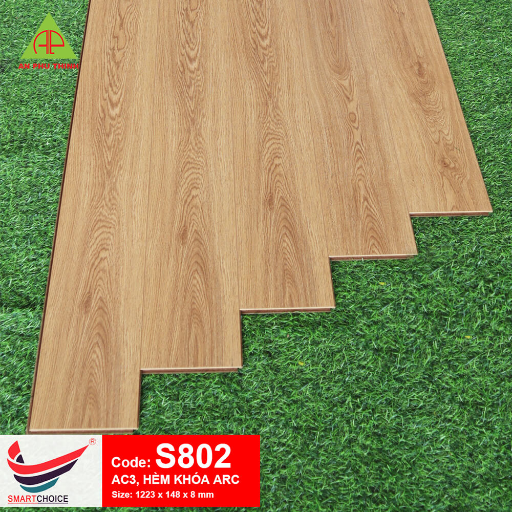 SÀN GỖ CÔNG NGHIỆP SMARTCHOICE S802 4 SMARTWOOD S802