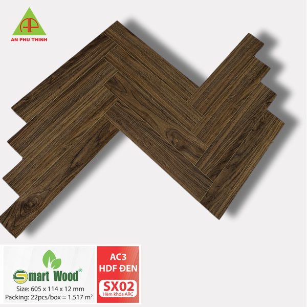 SÀN GỖ XƯƠNG CÁ SMARTWOOD SX02