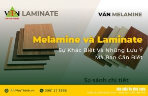 Melamine và Laminate