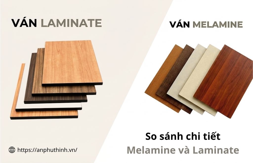 Melamine và Laminate