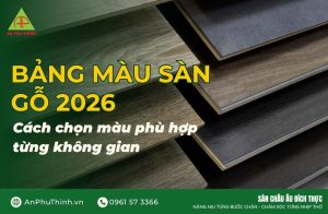 Bảng màu sàn gỗ đẹp