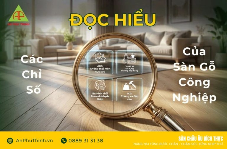 Các chỉ số của sàn gỗ công nghiệp