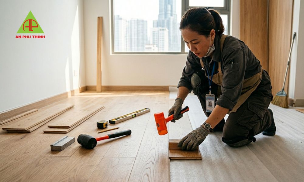 lắp sàn gỗ