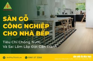 Sàn gỗ công nghiệp cho nhà bếp