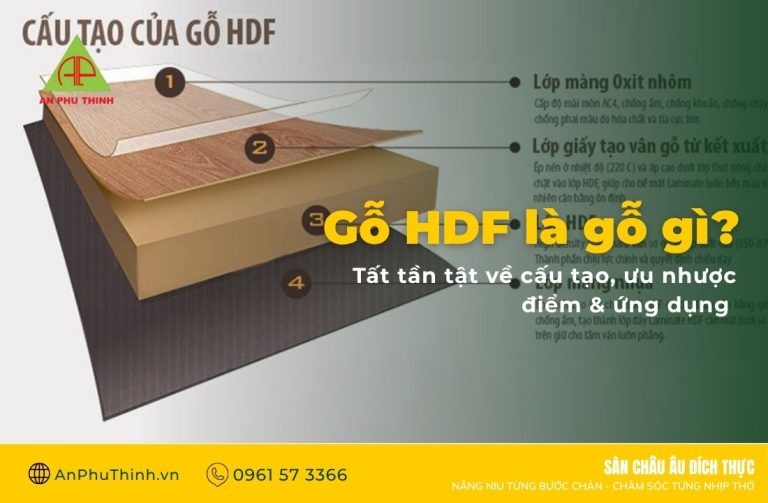 Gỗ HDF là gỗ gì