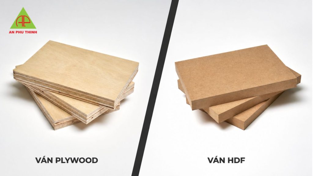 ván HDF và ván Plywood