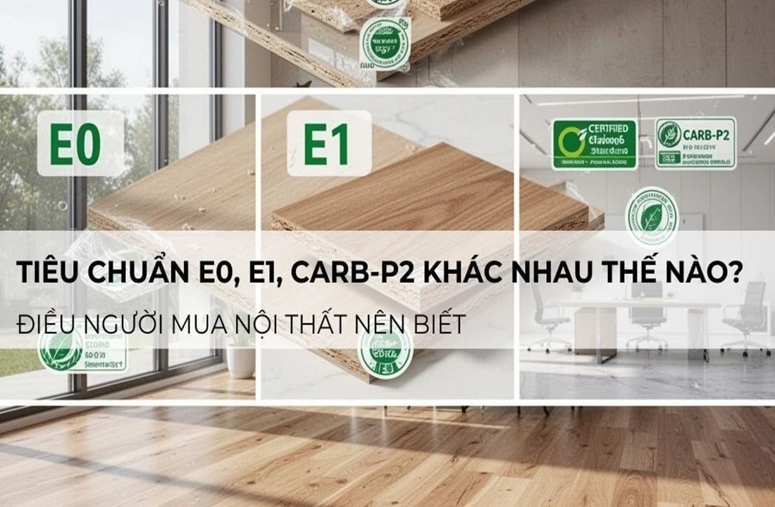 Tiêu chuẩn E0, E1, CARB P2
