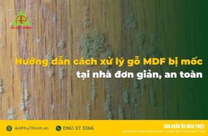 Cách xử lý MDF bị mốc