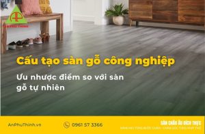 cấu tạo sàn gỗ công nghiệp