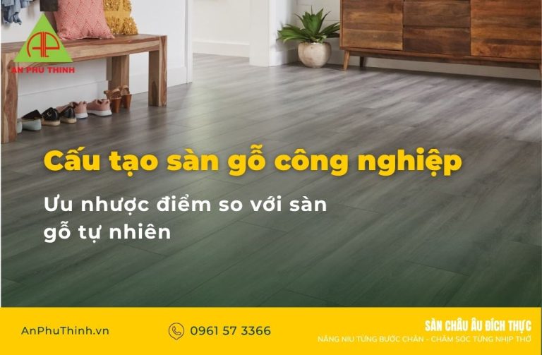 cấu tạo sàn gỗ công nghiệp