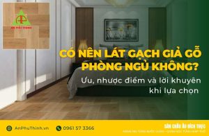 Có nên lát gạch giả gỗ phòng ngủ