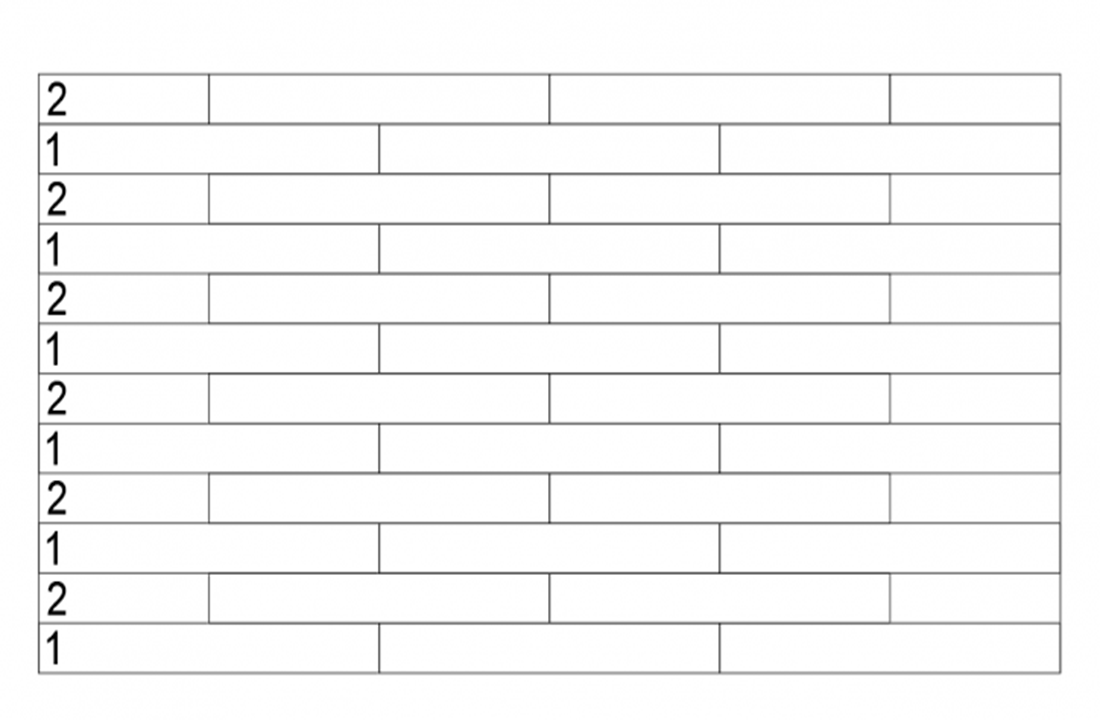Kiểu dán sàn song song