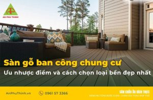 sàn gỗ ban công chung cư