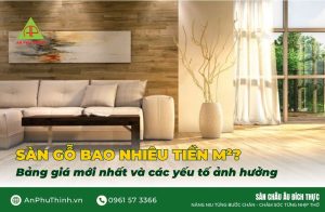 Sàn gỗ bao nhiêu tiền m2