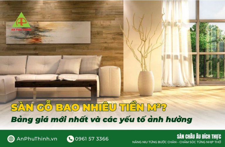 Sàn gỗ bao nhiêu tiền m2