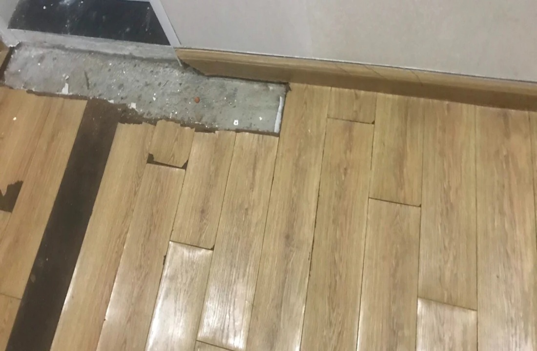 Sàn gỗ bị phồng