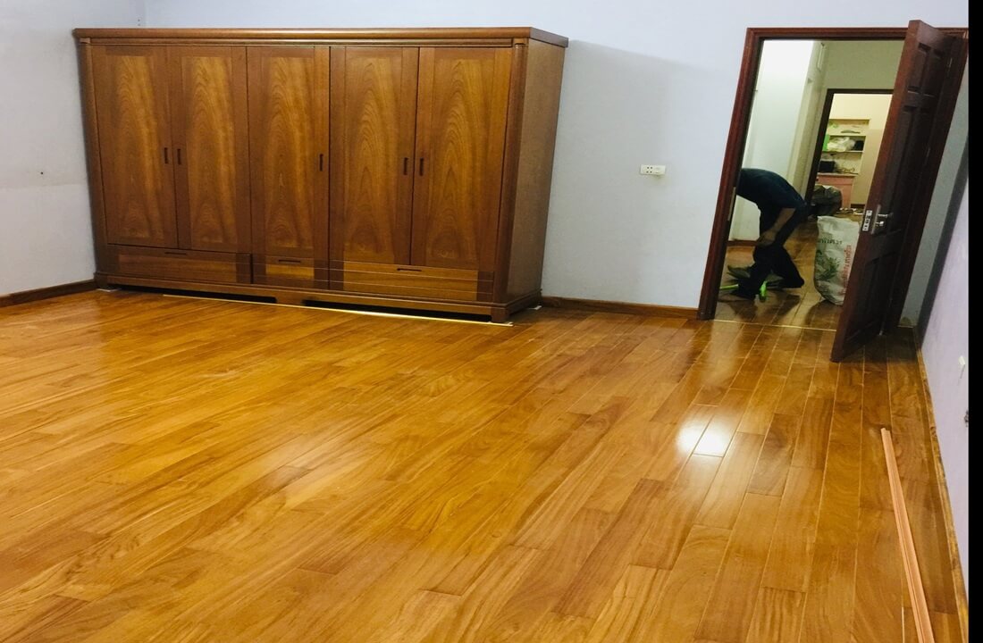 Sàn gỗ gõ đỏ 