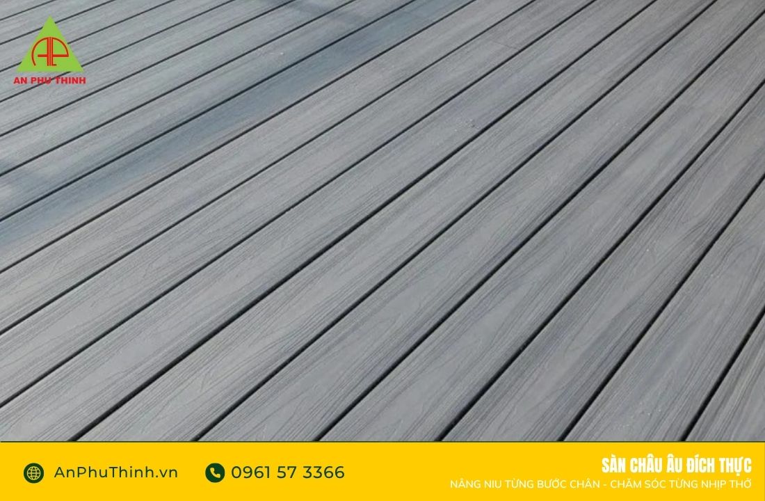 Sàn nhựa giả gỗ ngoài trời