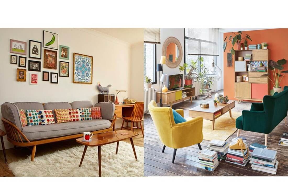 Thiết kế nội thất phong cách Retro