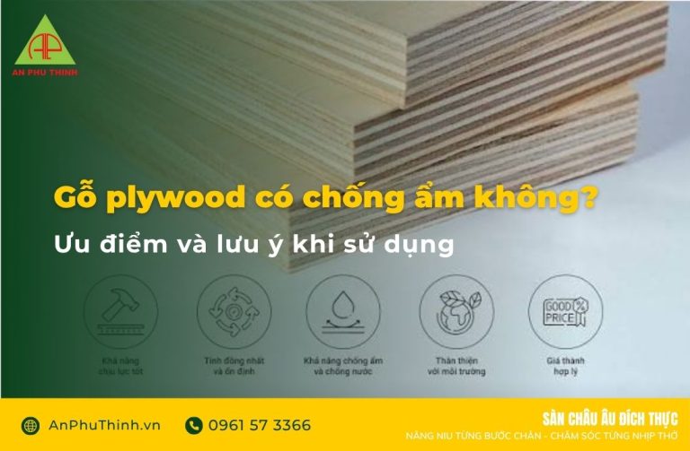 Gỗ plywood có chống ẩm không