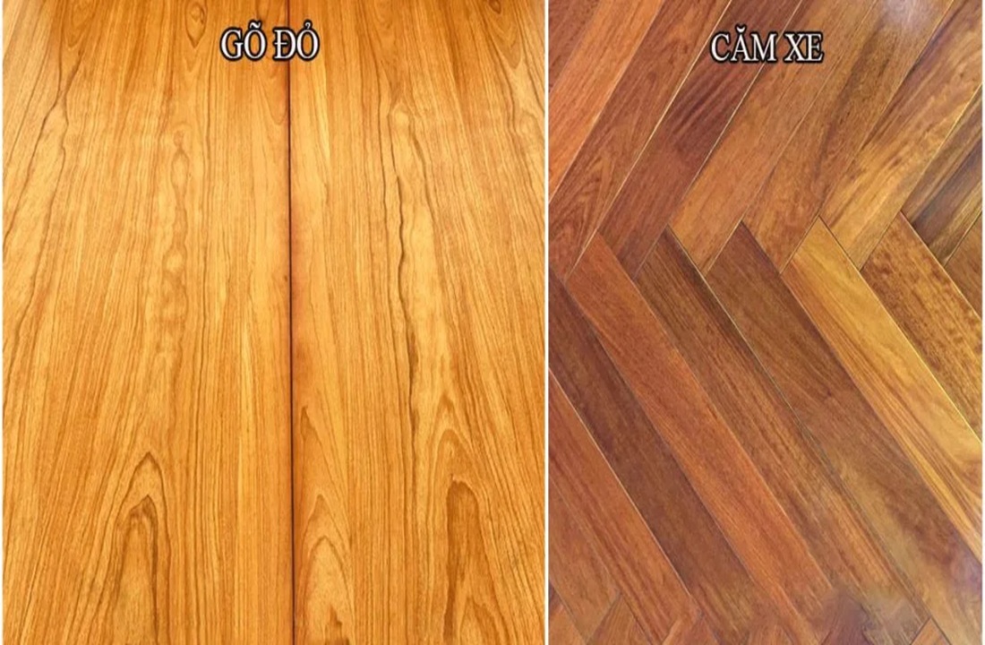 Phân biệt gỗ căm xe và gõ đỏ