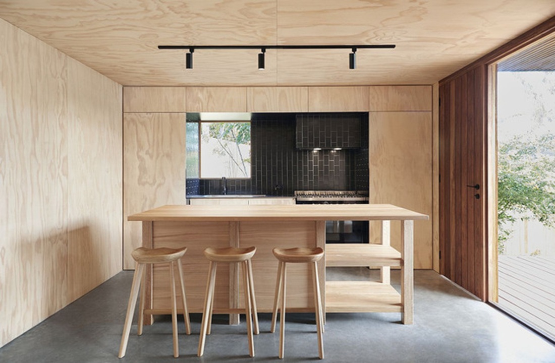 Plywood trong không gian nội thất 
