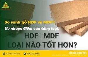 So sánh gỗ HDF và MDF
